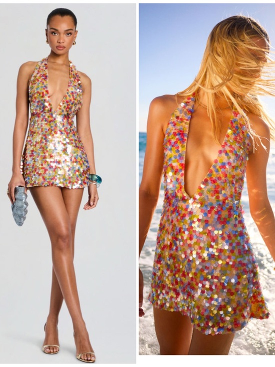 Retrofete Dresses & Skirts - Retrofete AVIGAIL Sequin Mini Dress size XS